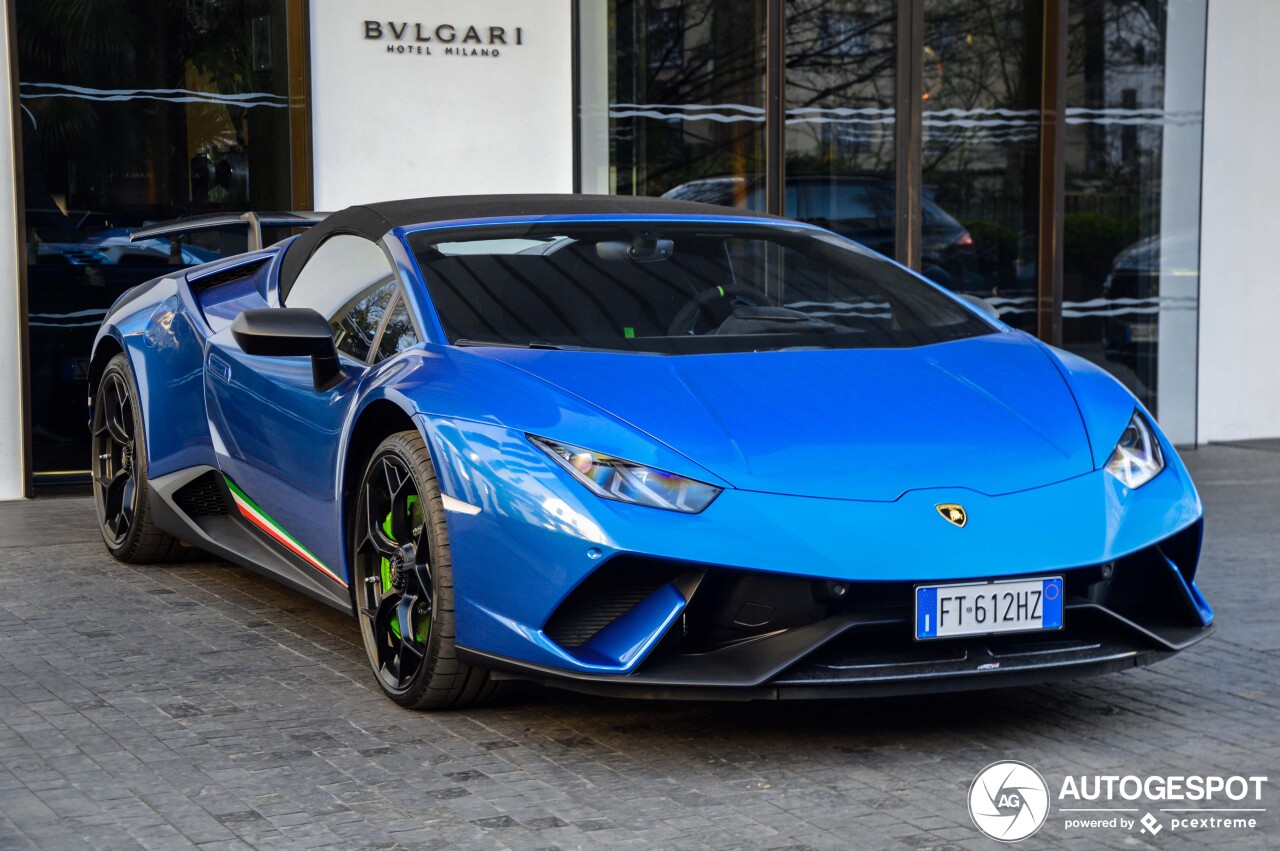 Lamborghini Huracán LP640-4 Performante Spyder