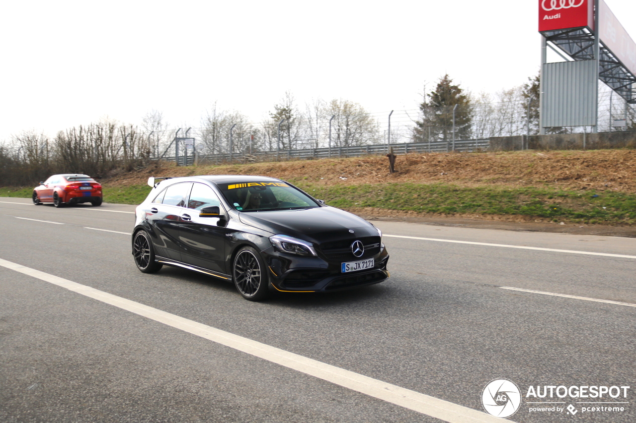 Mercedes-AMG A 45 W176 Yellow Night Edition