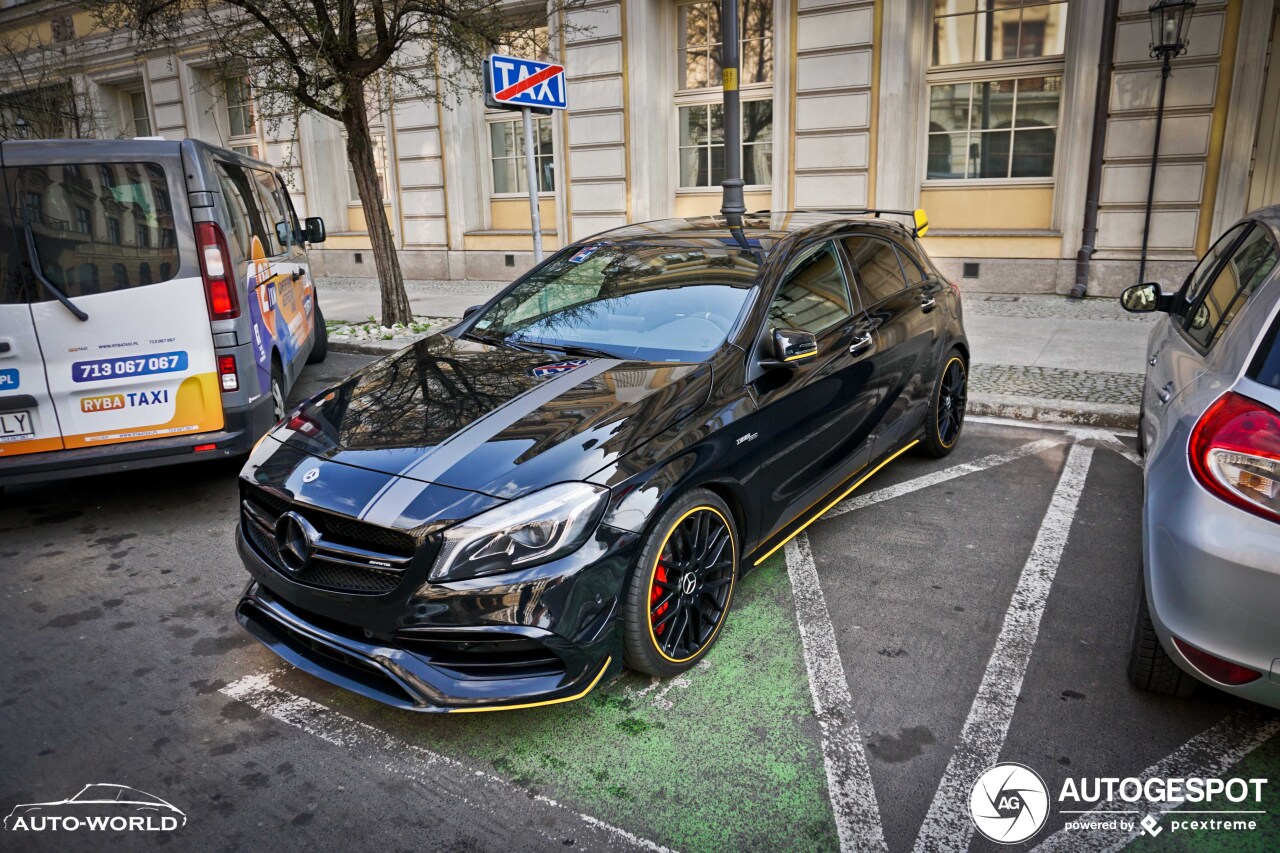 Mercedes-AMG A 45 W176 Yellow Night Edition