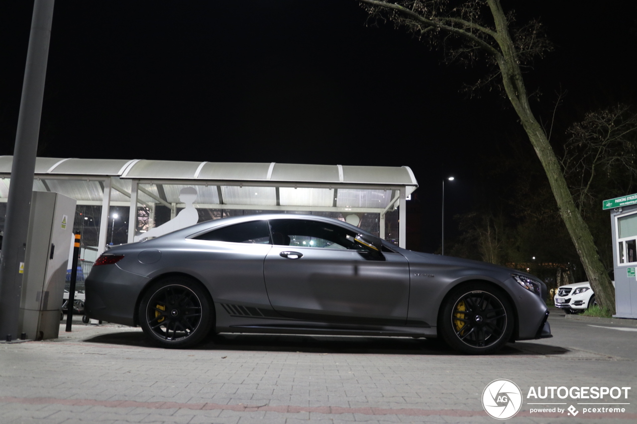 Mercedes-AMG S 63 Coupé C217 2018 Yellow Night Edition