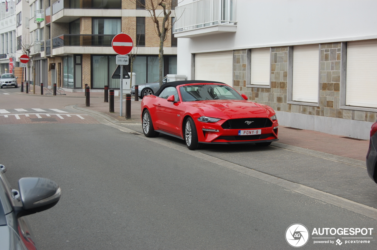 Ford Mustang GT Convertible 2018