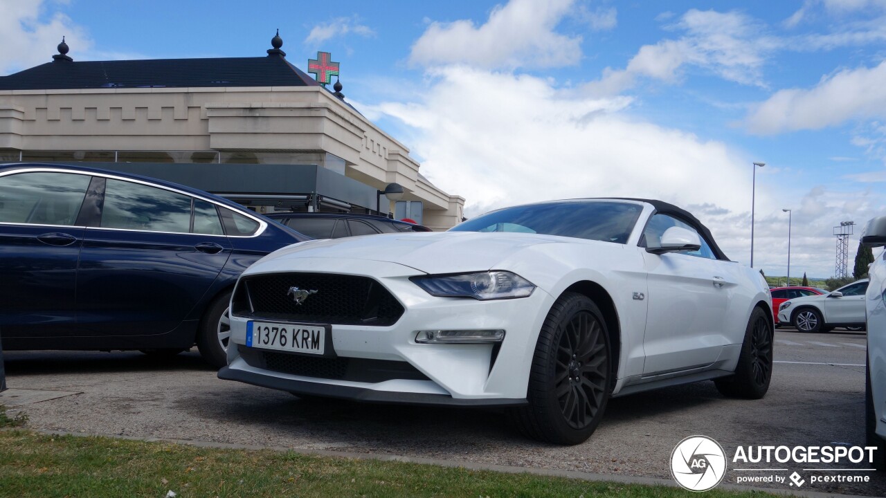 Ford Mustang GT Convertible 2018