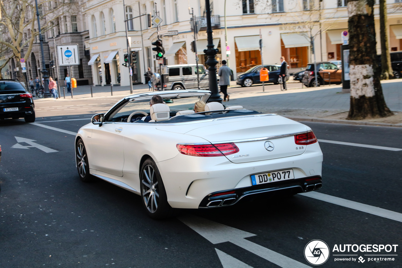 Mercedes-AMG S 63 Convertible A217