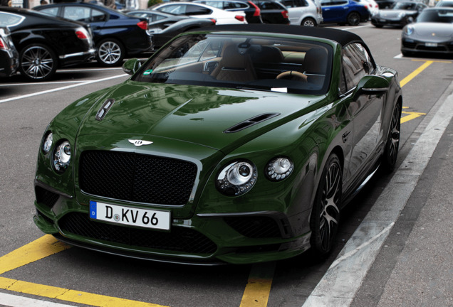 Bentley Continental Supersports Convertible 2018