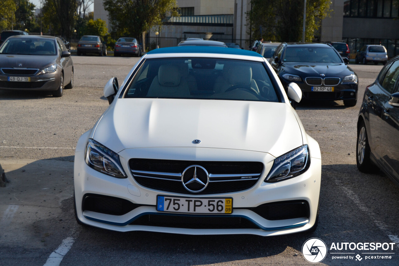 Mercedes-AMG C 63 S Convertible A205 Ocean Blue Edition