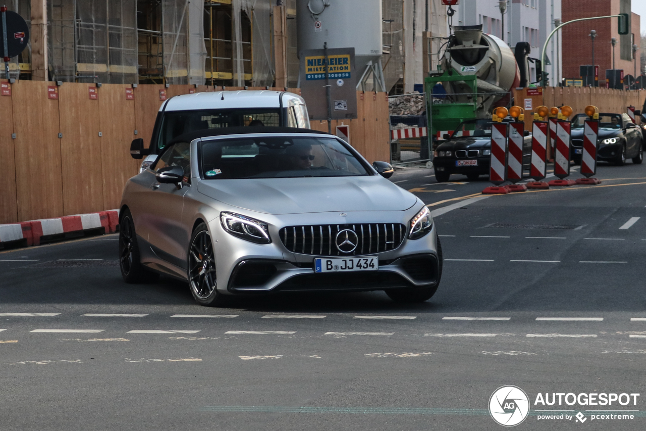 Mercedes-AMG S 63 Convertible A217 2018