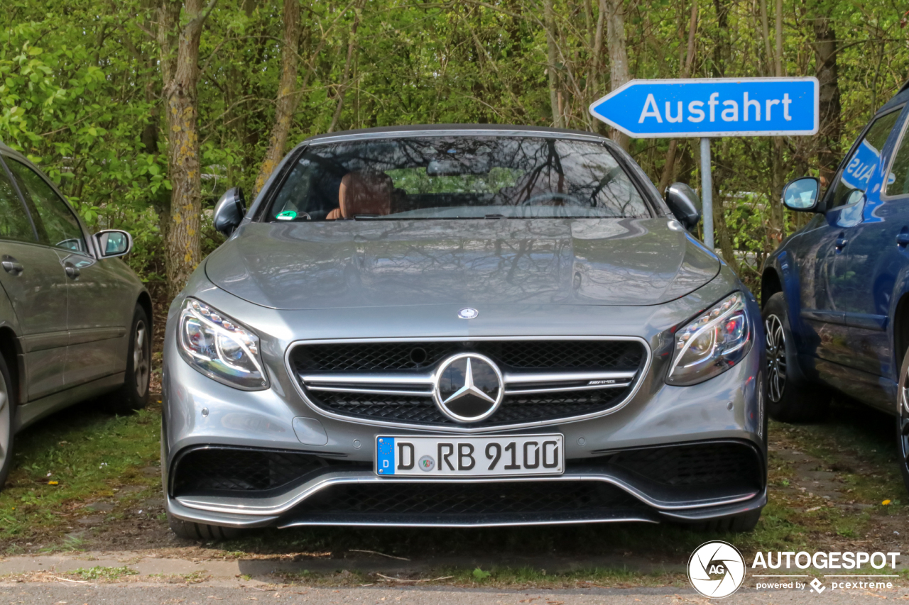 Mercedes-AMG S 63 Convertible A217