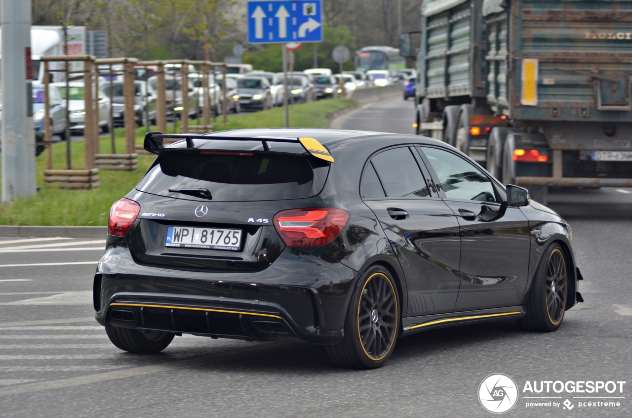 Mercedes-AMG A 45 W176 Yellow Night Edition