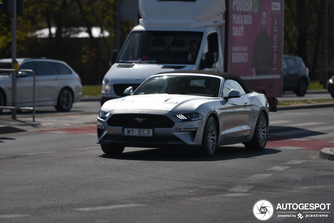 Ford Mustang GT Convertible 2018