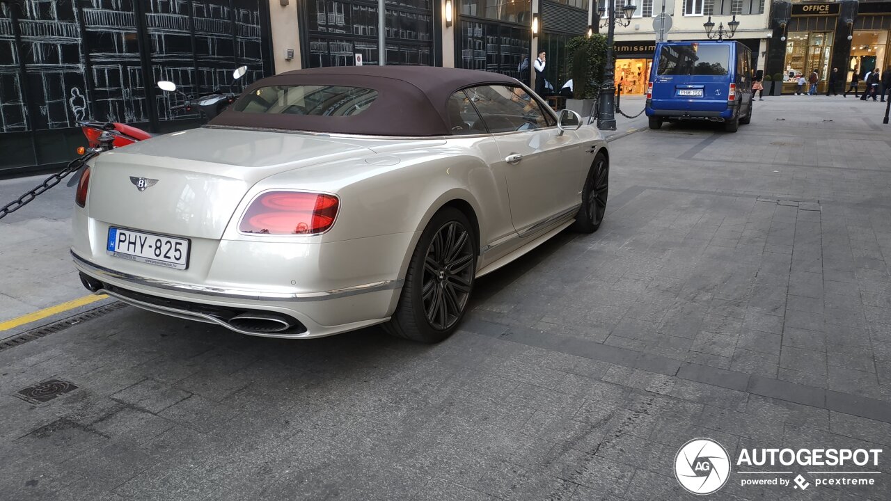 Bentley Continental GTC Speed 2016