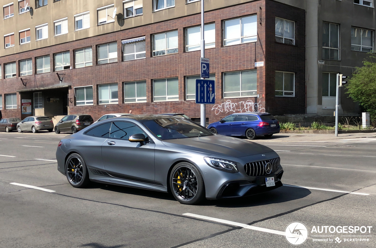 Mercedes-AMG S 63 Coupé C217 2018 Yellow Night Edition