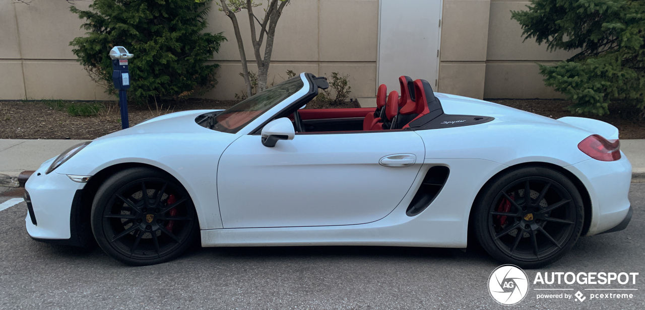 Porsche 981 Boxster Spyder