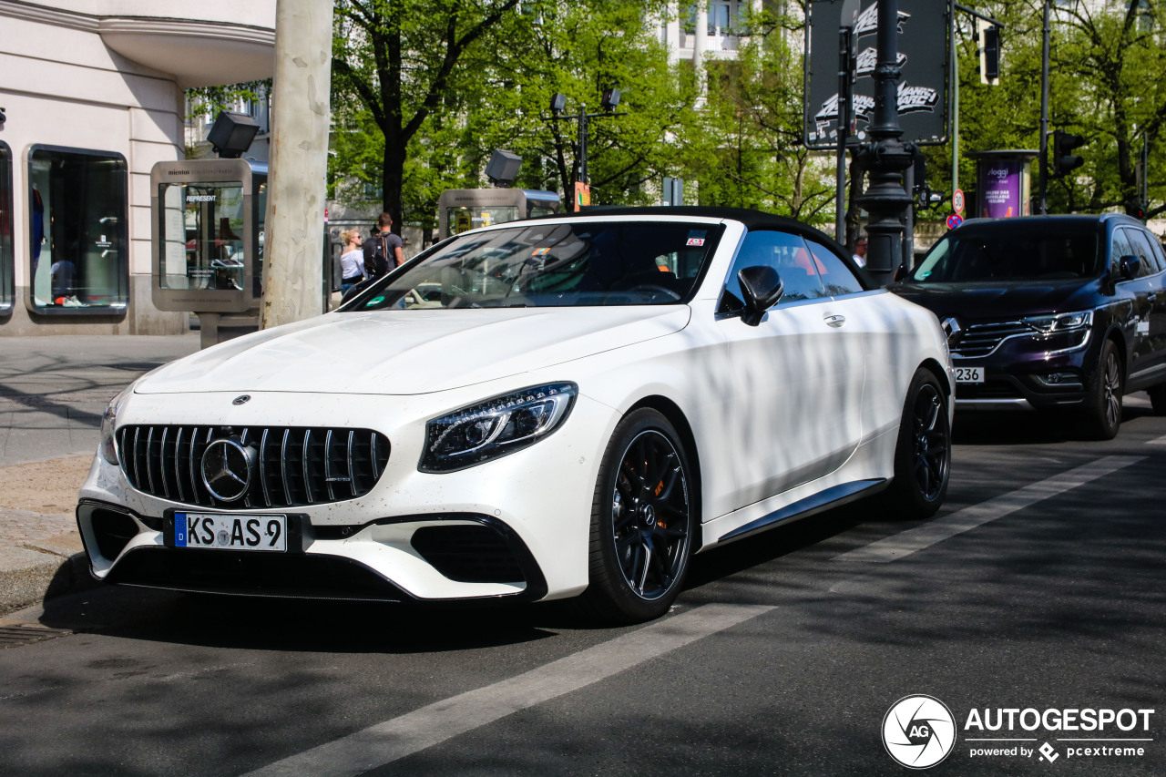 Mercedes-AMG S 63 Convertible A217 2018