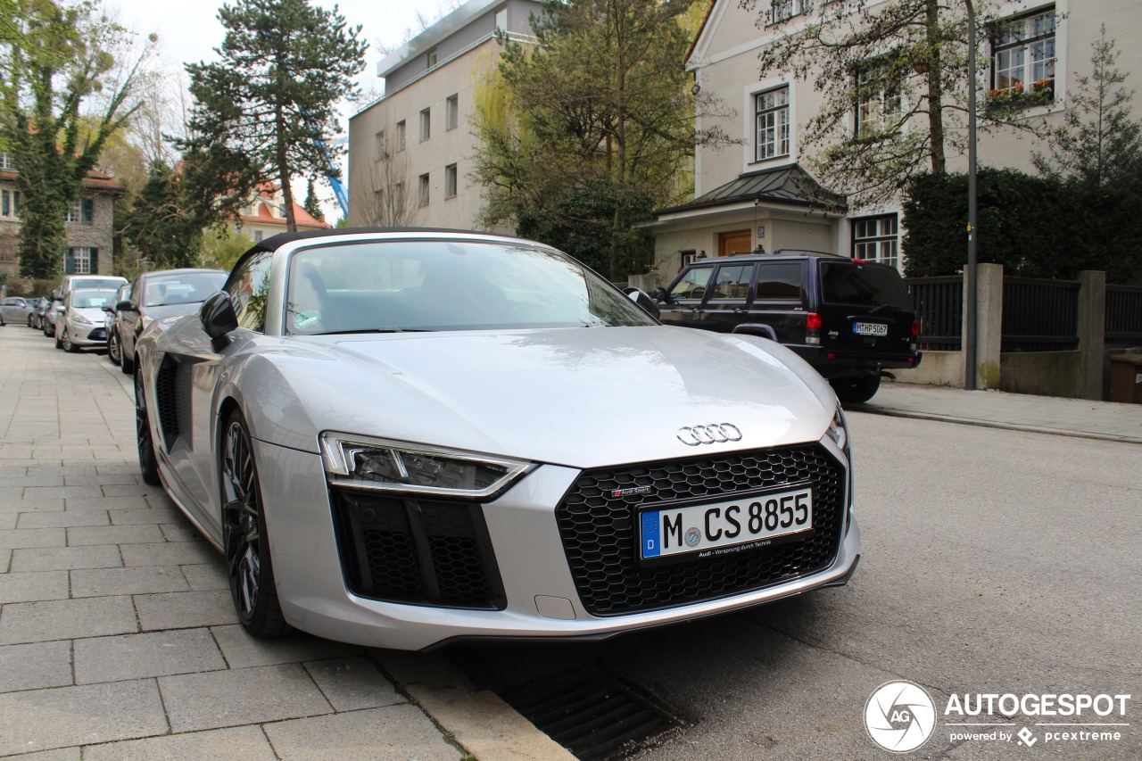 Audi R8 V10 Plus Spyder 2017