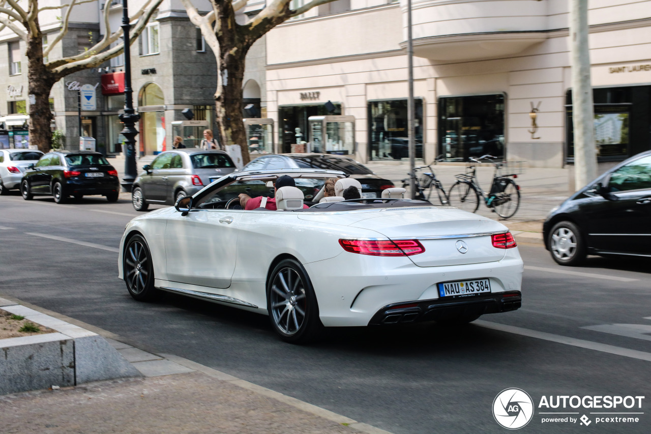 Mercedes-AMG S 63 Convertible A217