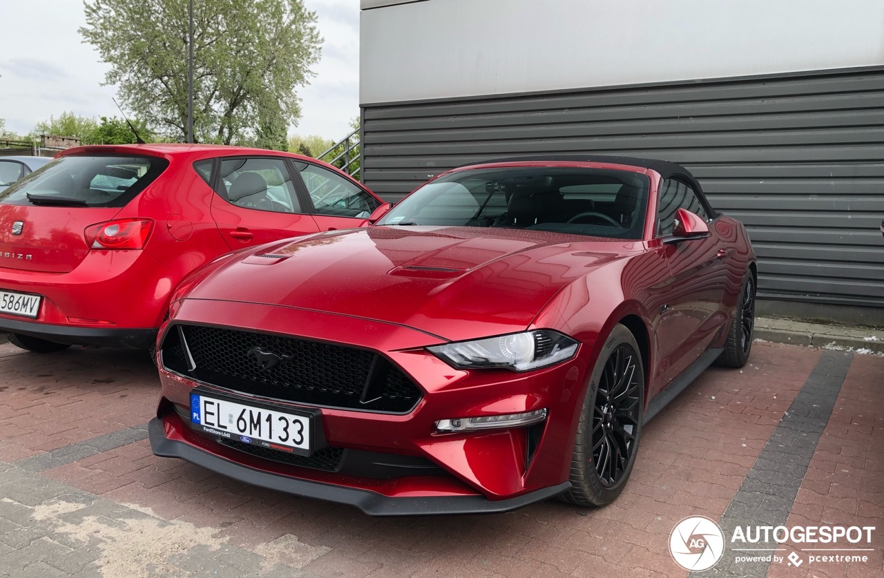 Ford Mustang GT Convertible 2018