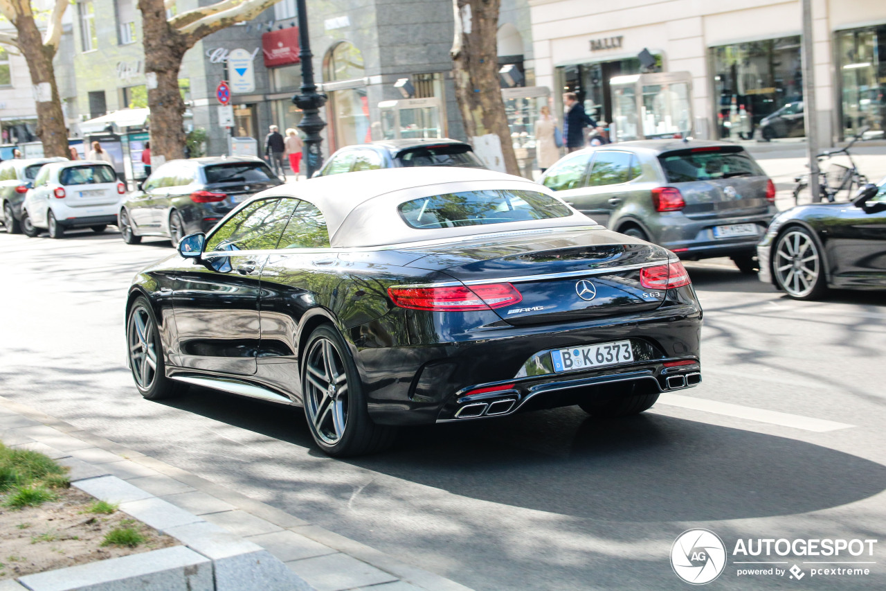 Mercedes-AMG S 63 Convertible A217