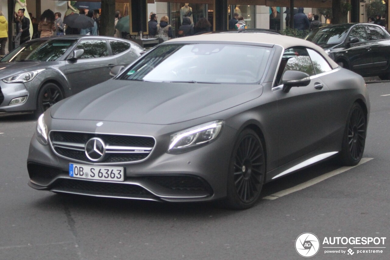 Mercedes-AMG S 63 Convertible A217