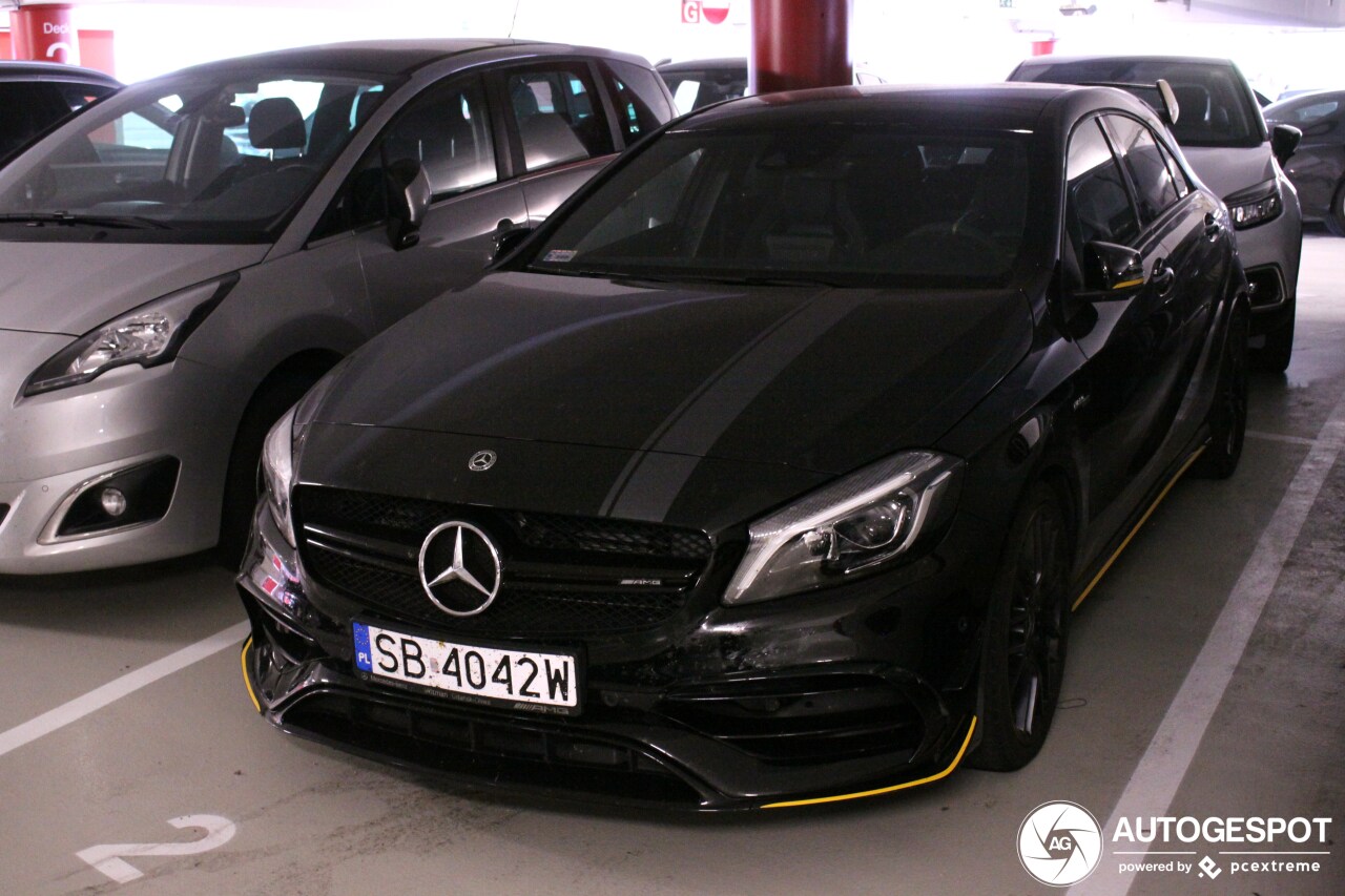 Mercedes-AMG A 45 W176 Yellow Night Edition