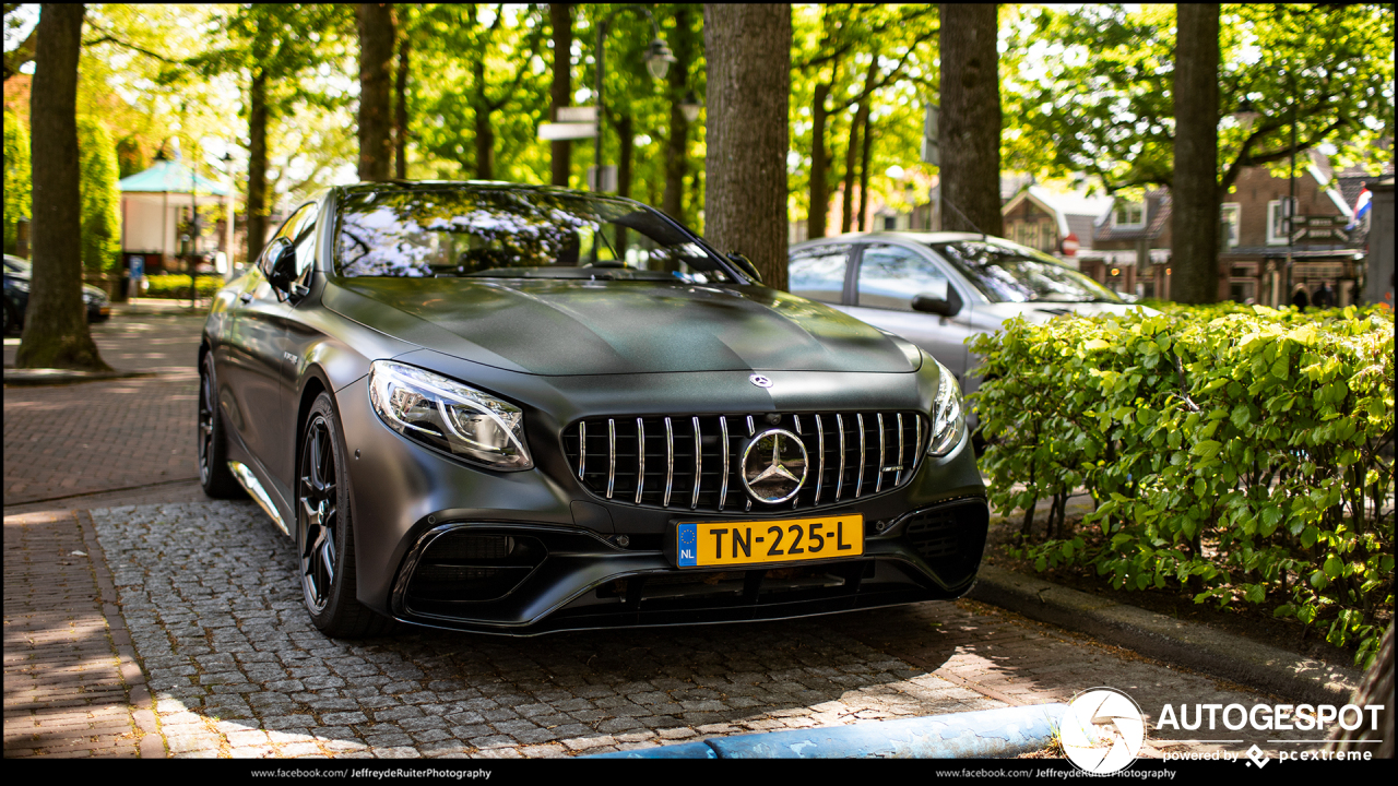 Mercedes-AMG S 63 Coupé C217 2018 Yellow Night Edition