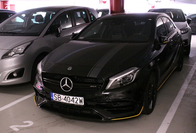 Mercedes-AMG A 45 W176 Yellow Night Edition