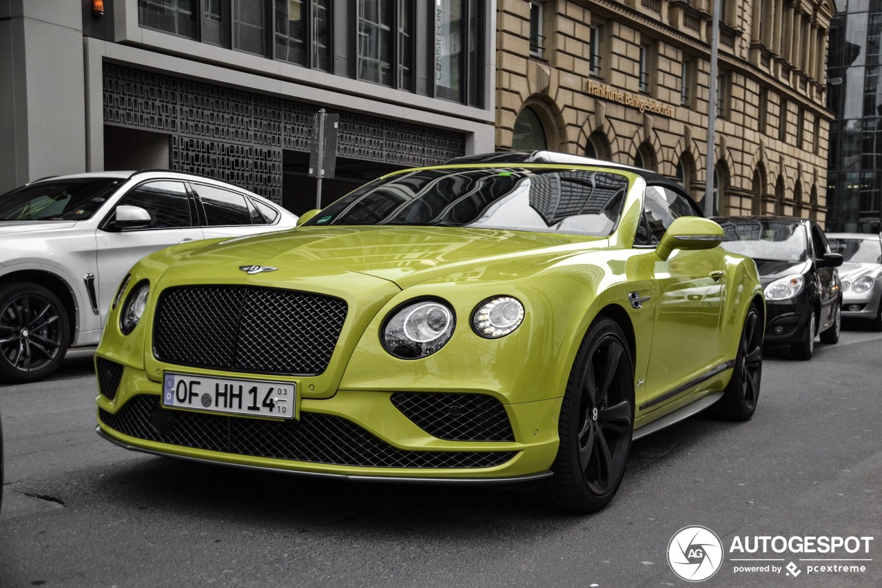 Bentley Continental GTC Speed 2016