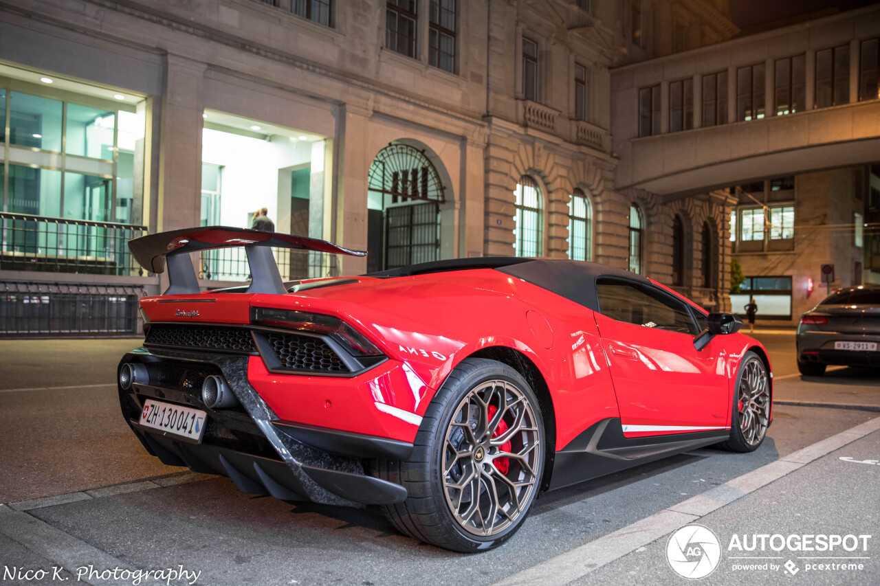 Lamborghini Huracán LP640-4 Performante Spyder