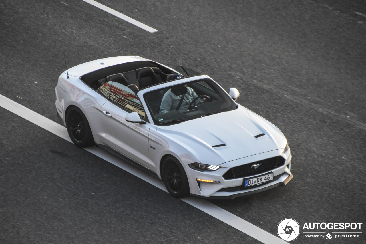 Ford Mustang GT Convertible 2018