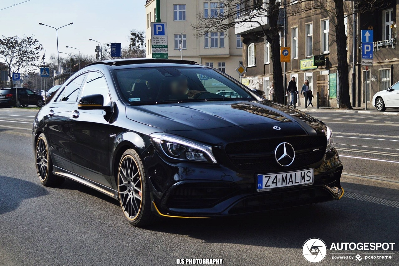 Mercedes-AMG CLA 45 C117 Yellow Night Edition