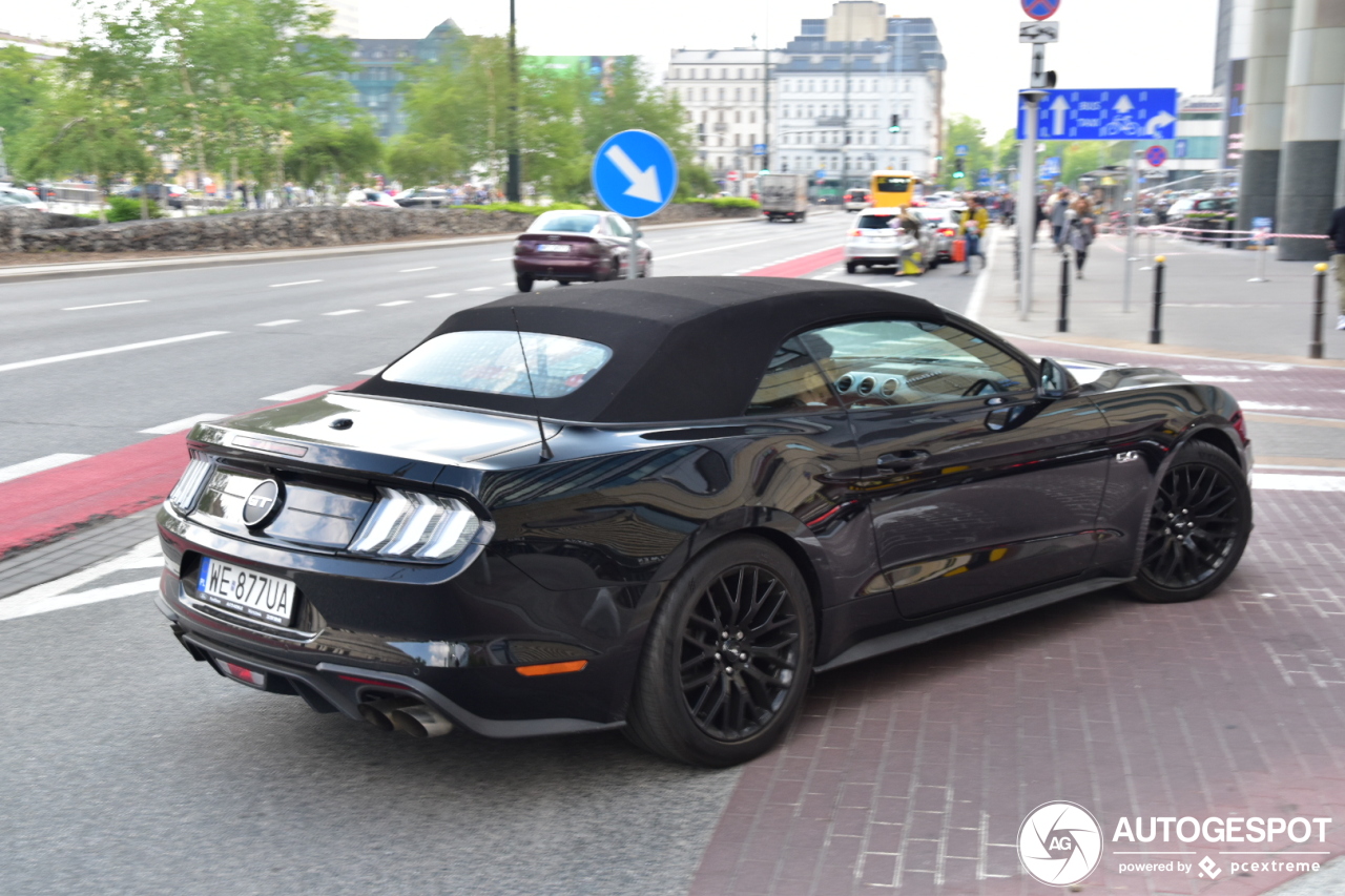 Ford Mustang GT Convertible 2018