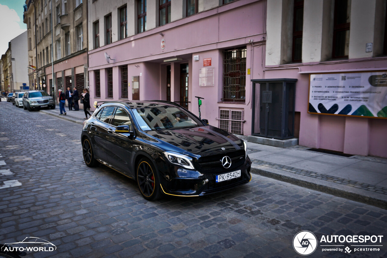 Mercedes-AMG GLA 45 X156 Yellow Night Edition