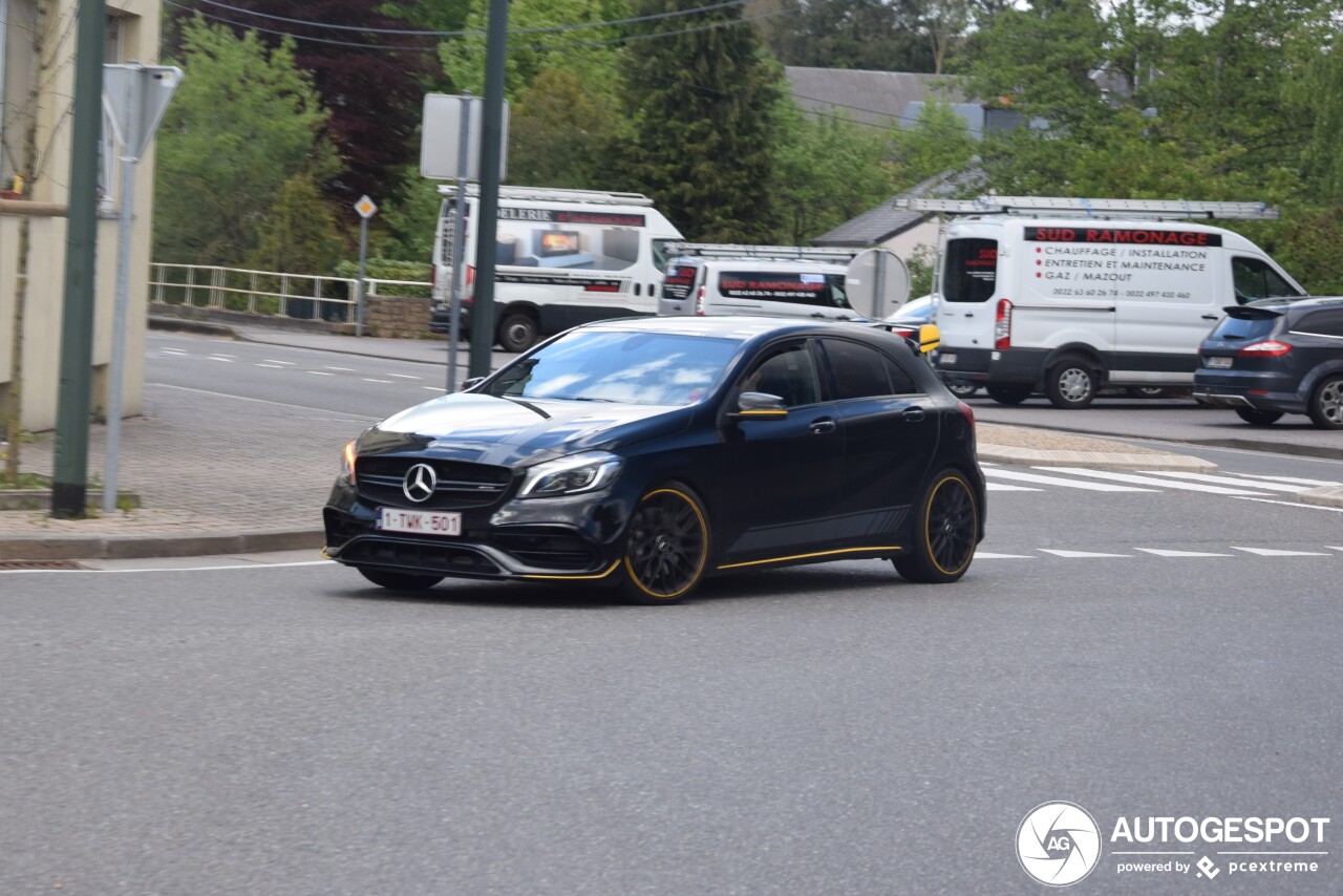 Mercedes-AMG A 45 W176 Yellow Night Edition