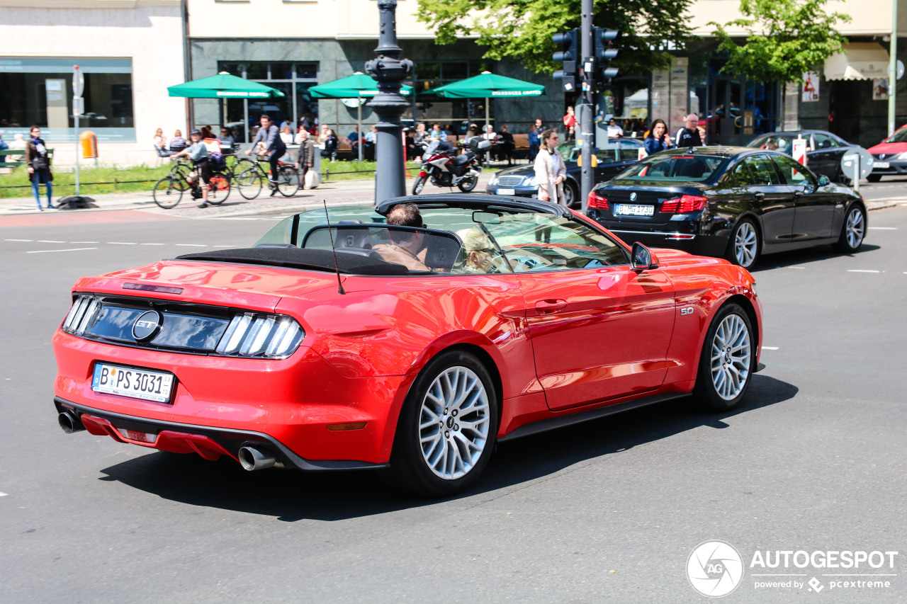 Ford Mustang GT Convertible 2015