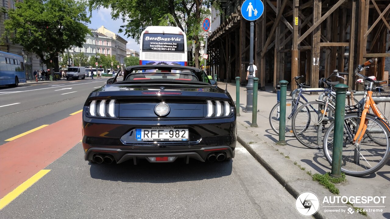 Ford Mustang GT Convertible 2018