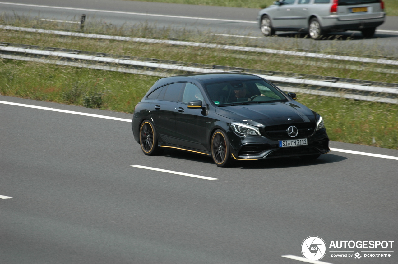 Mercedes-AMG CLA 45 Shooting Brake X117 Yellow Night Edition