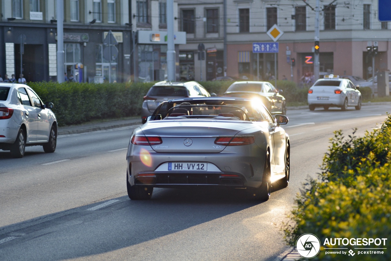 Mercedes-AMG S 65 Convertible A217 2018