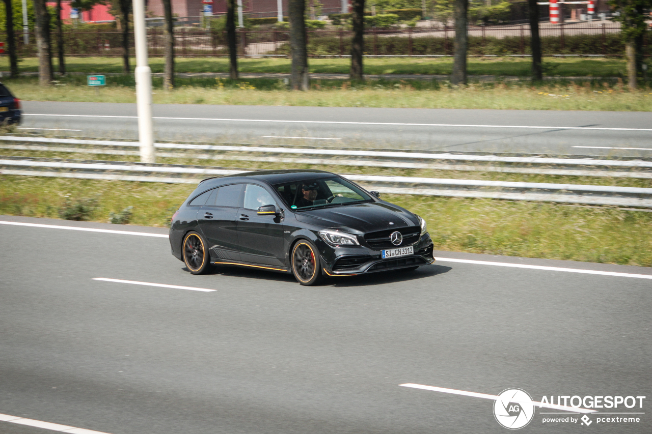 Mercedes-AMG CLA 45 Shooting Brake X117 Yellow Night Edition