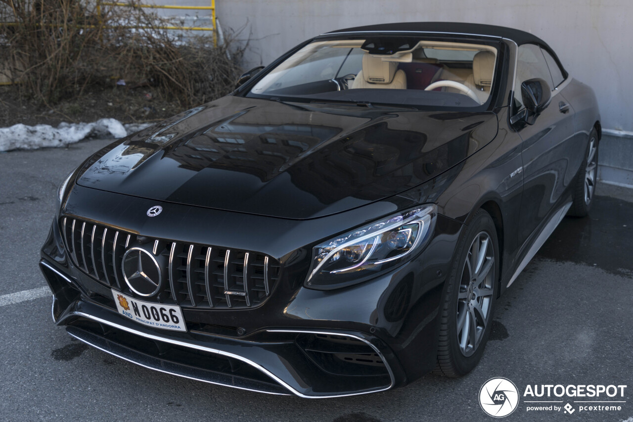 Mercedes-AMG S 63 Convertible A217 2018