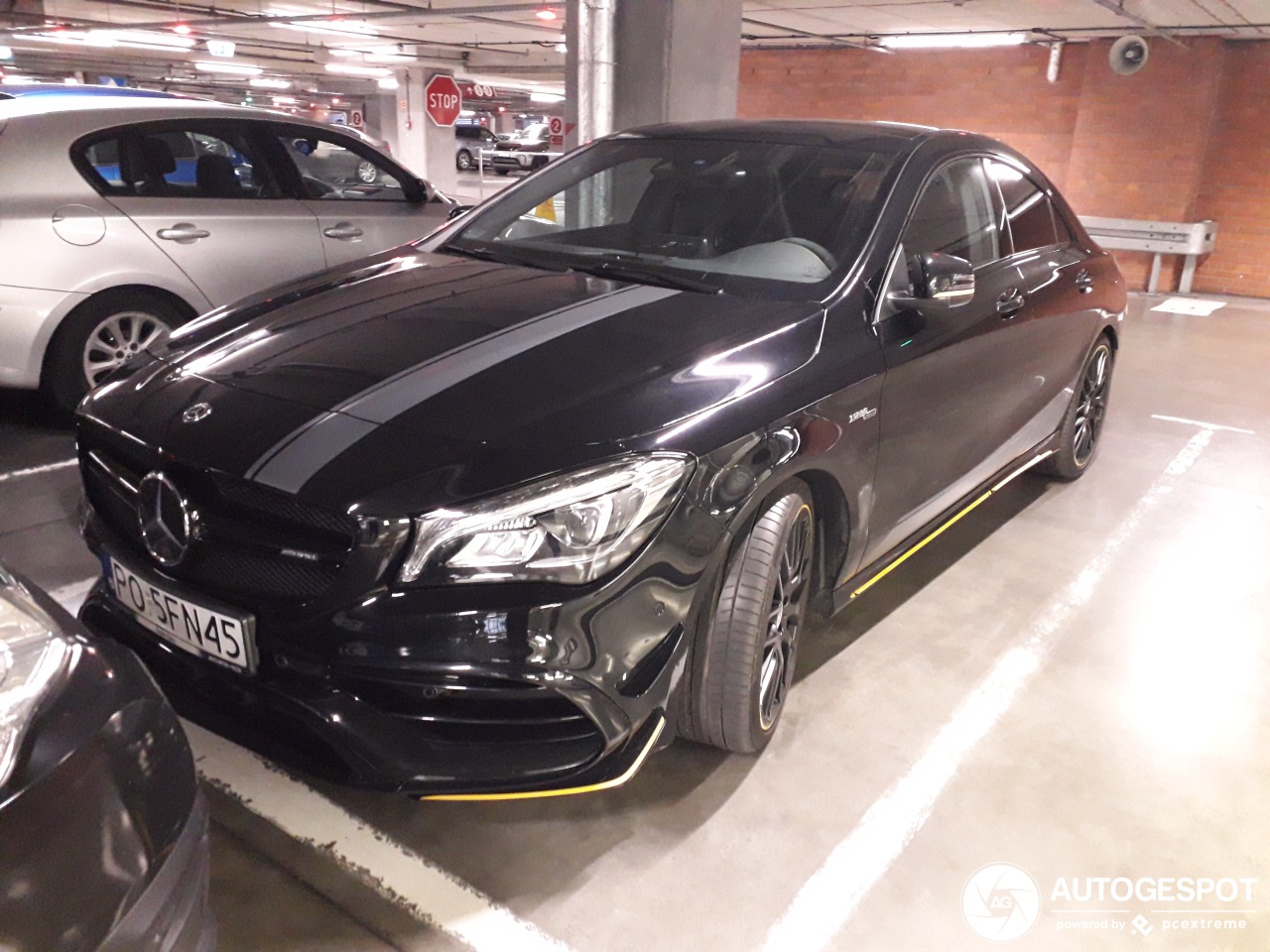 Mercedes-AMG CLA 45 C117 Yellow Night Edition