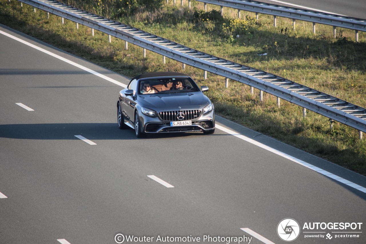 Mercedes-AMG S 63 Convertible A217 2018