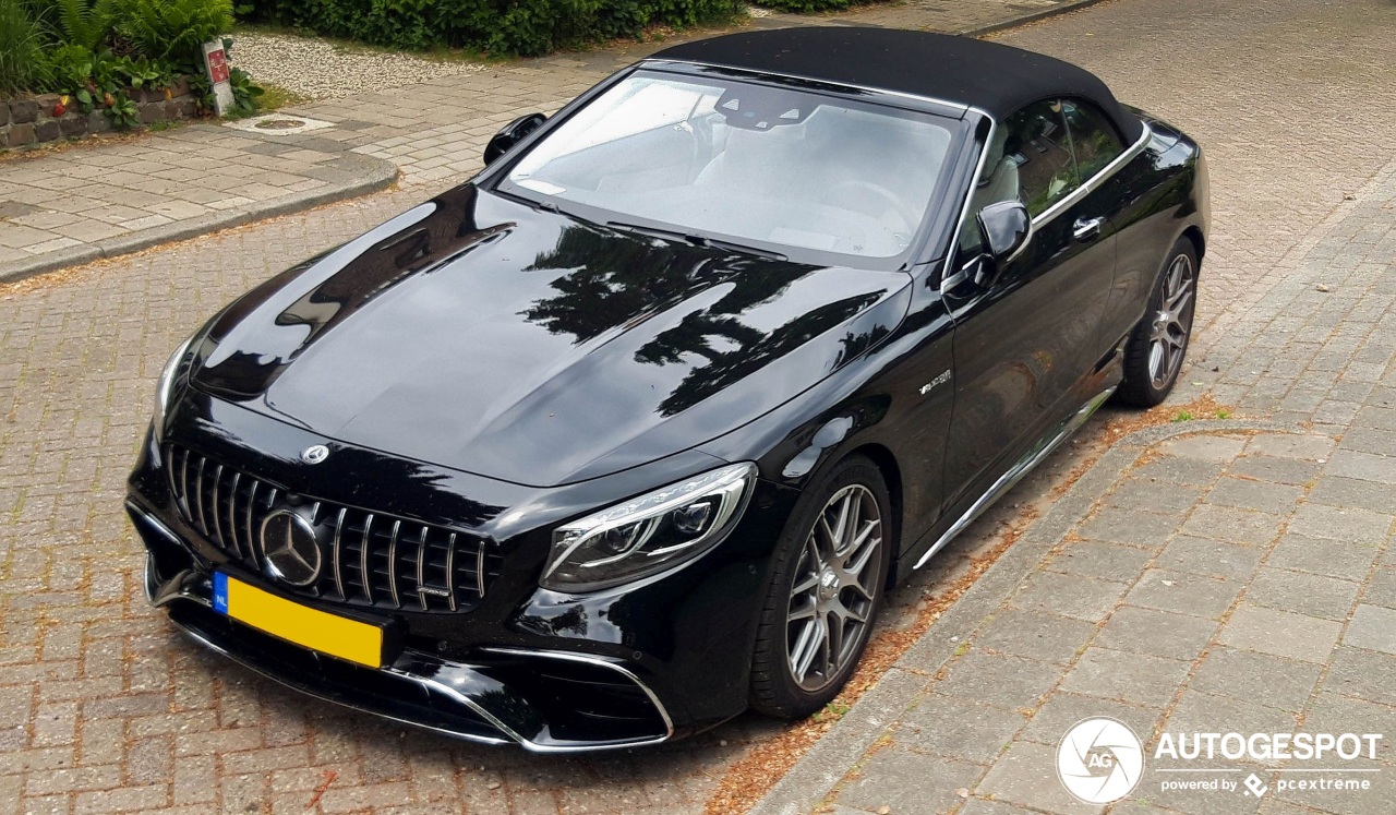 Mercedes-AMG S 63 Convertible A217 2018