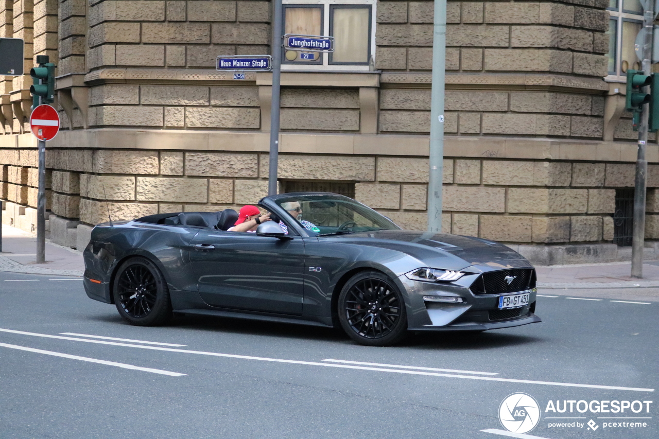 Ford Mustang GT Convertible 2018