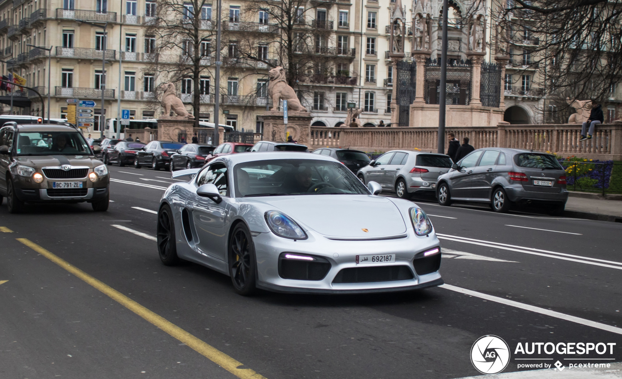 Porsche 981 Cayman GT4