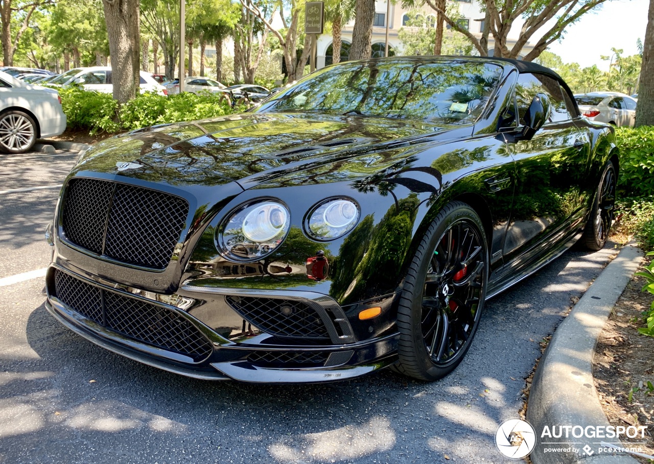 Bentley Continental Supersports Convertible 2018