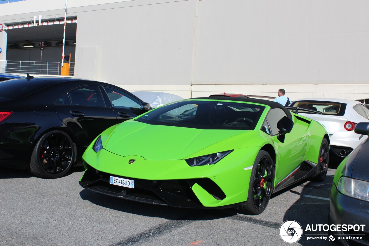 Lamborghini Huracán LP640-4 Performante Spyder