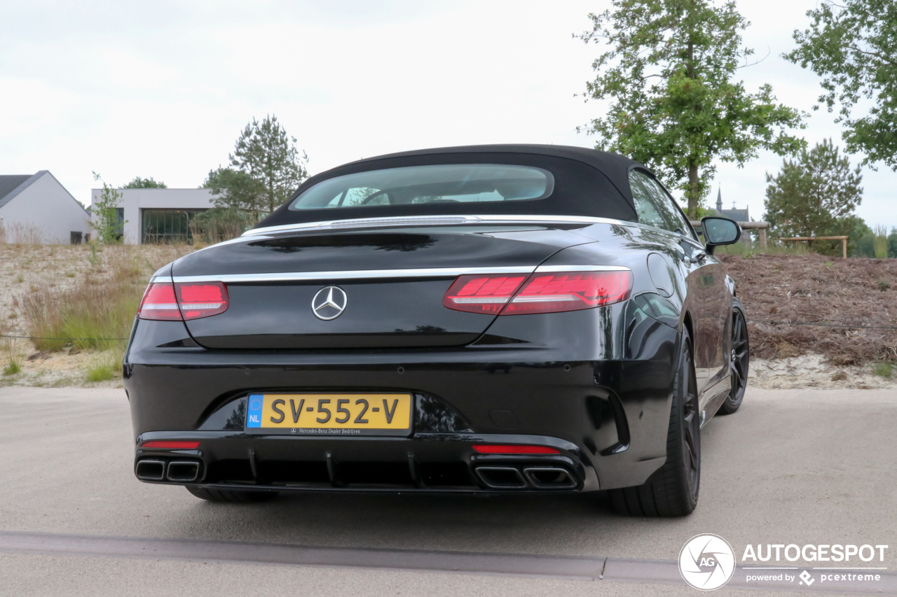 Mercedes-AMG S 63 Convertible A217 2018