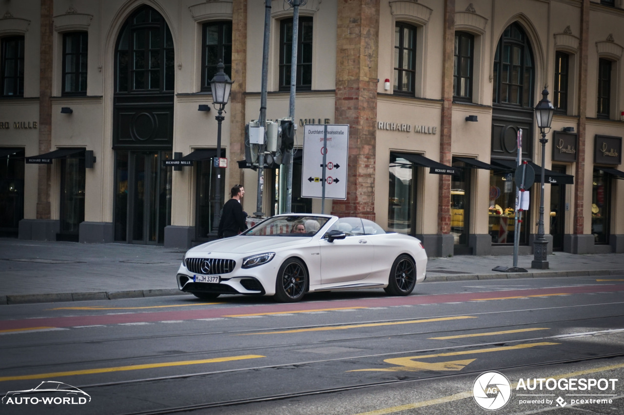 Mercedes-AMG S 63 Convertible A217 2018