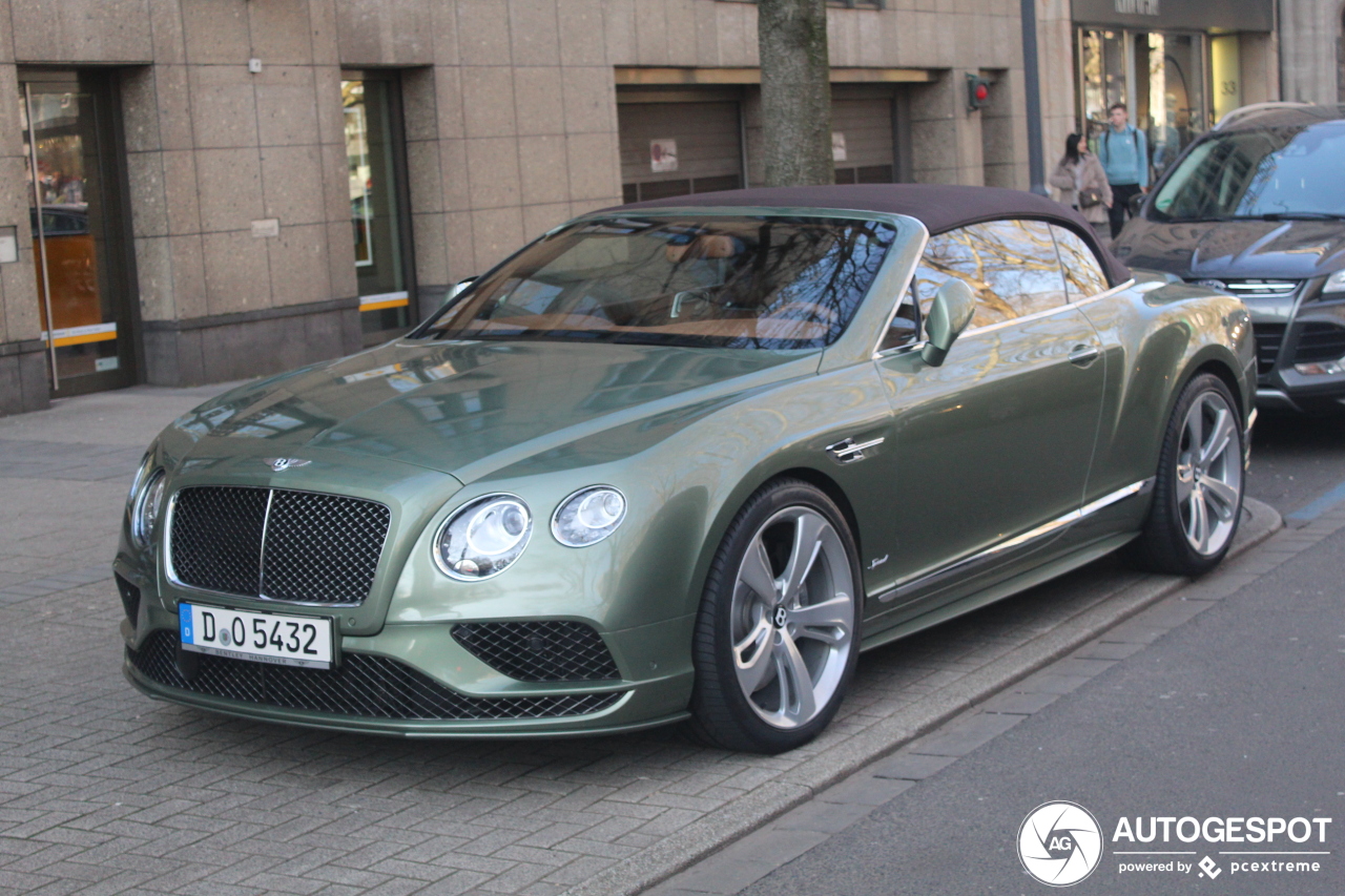 Bentley Continental GTC Speed 2016