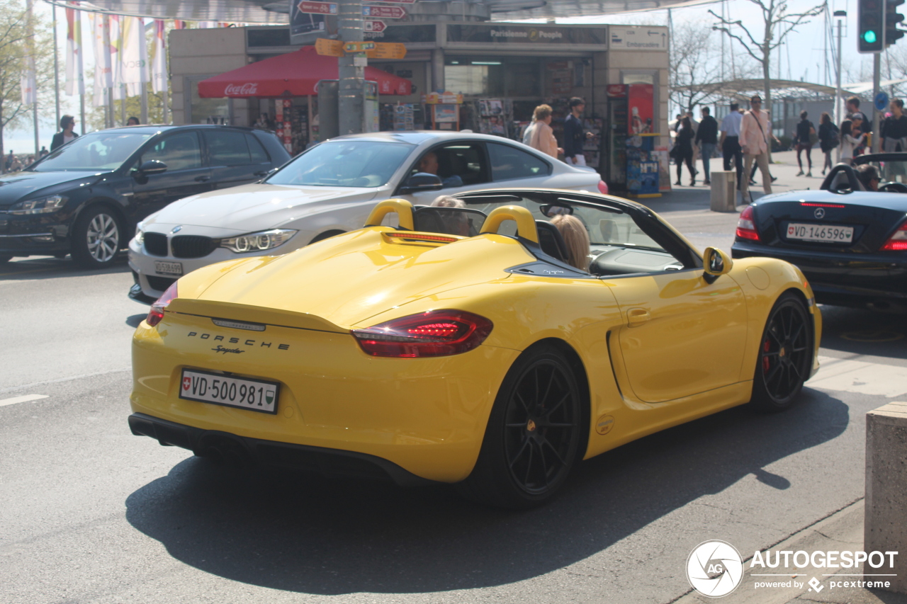 Porsche 981 Boxster Spyder