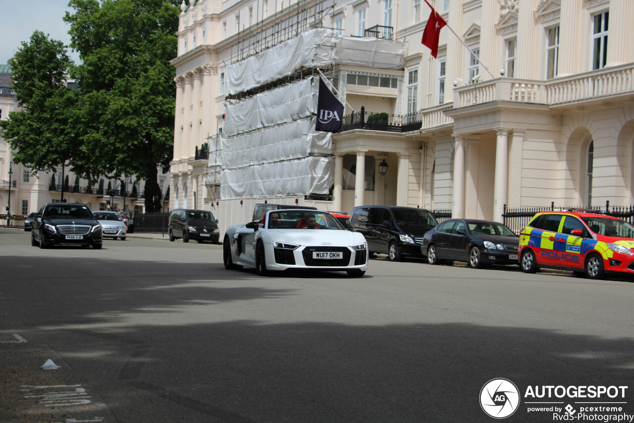 Audi R8 V10 Spyder 2016